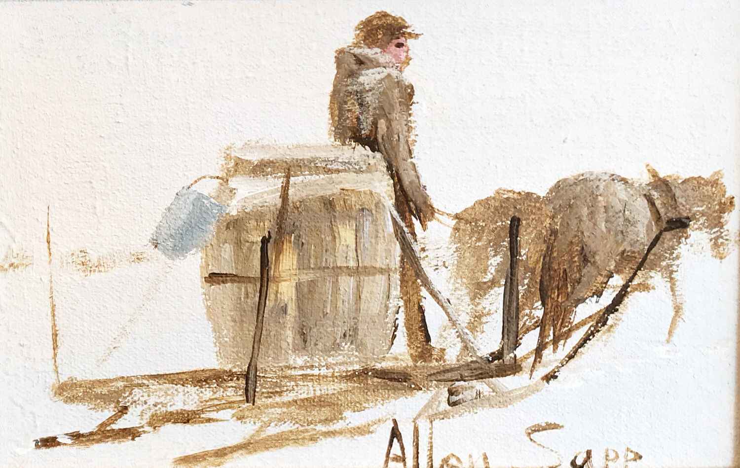 Untitled Winter Sleigh