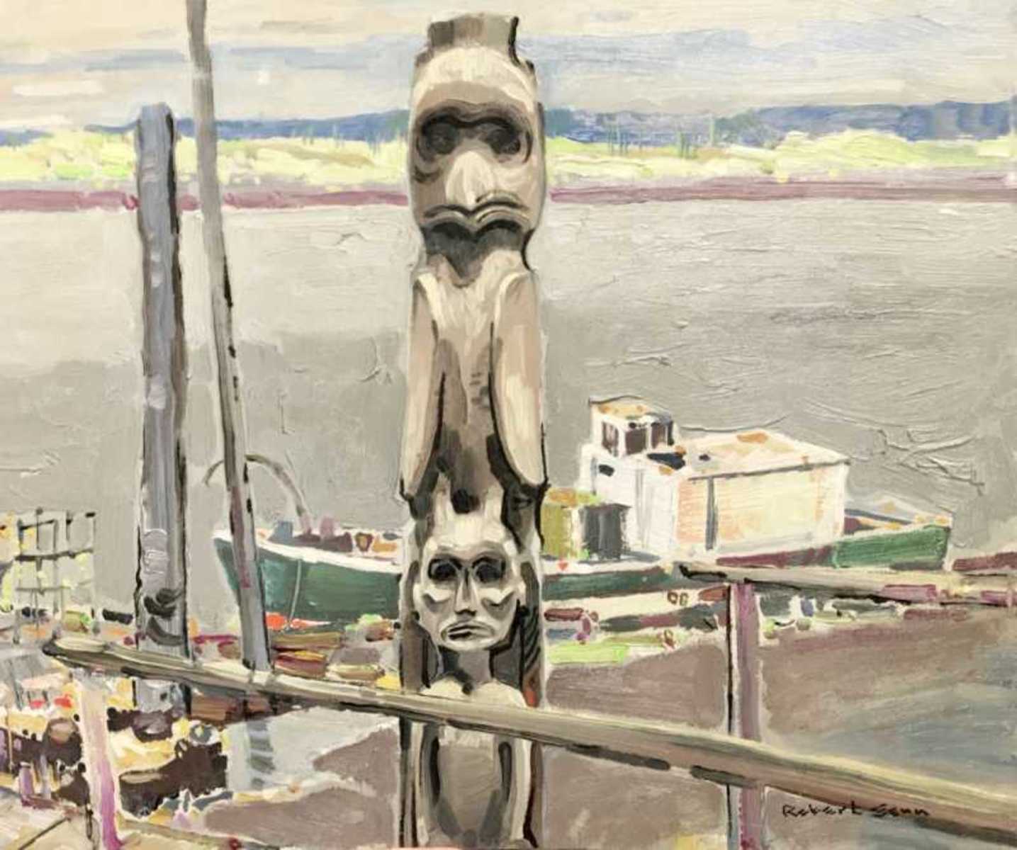 Silent Watchers: Old Kwakiutl Pole