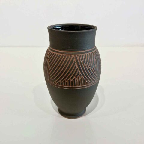 Incised Blackware Vase (LJ7)