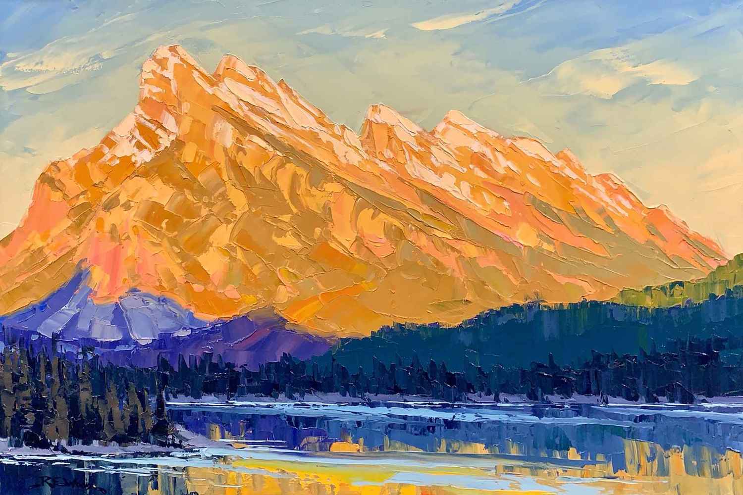 Sunset Glow (Mount Rundle)