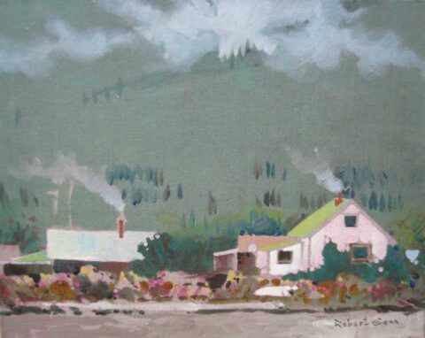 Buildings At Carcross, YT - Yukon River 1993 (From our Yukon Trail Trip)