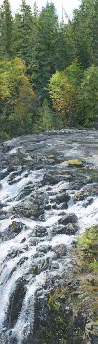 Overlooking the Falls - Miniature