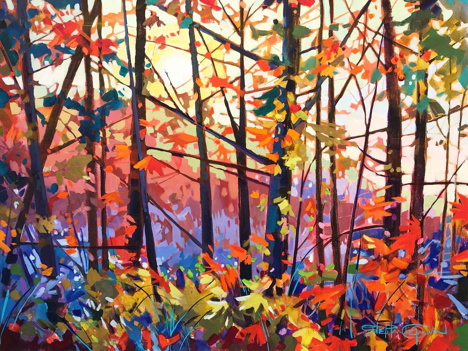 Flirting Autumn Leaves