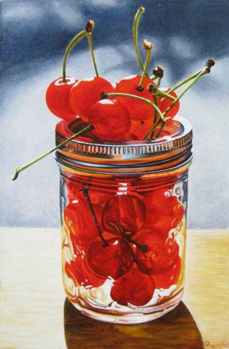 Sour Cherry Jelly Jar