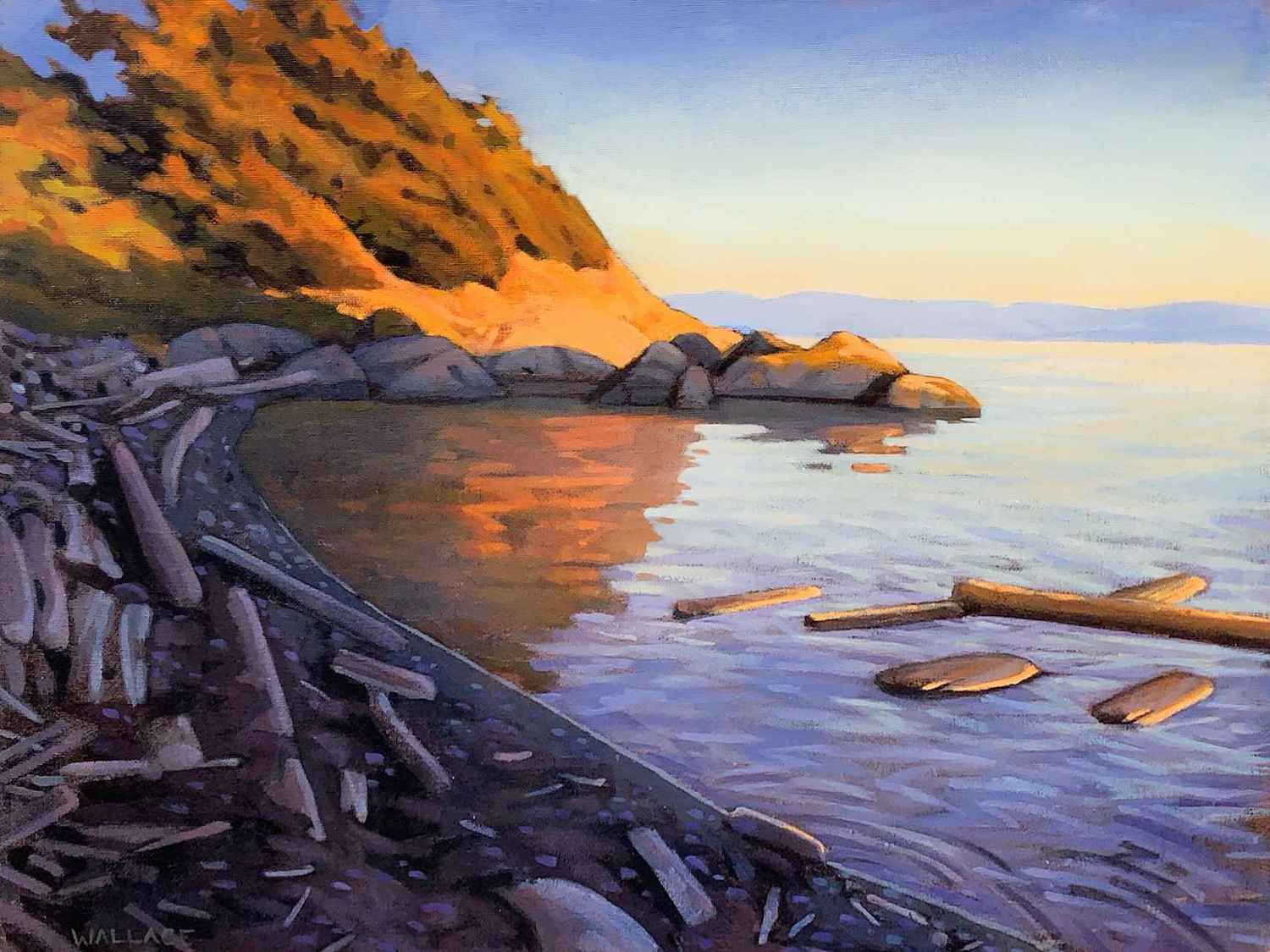 Evening Time at Dallas Beach (Victoria B.C.)