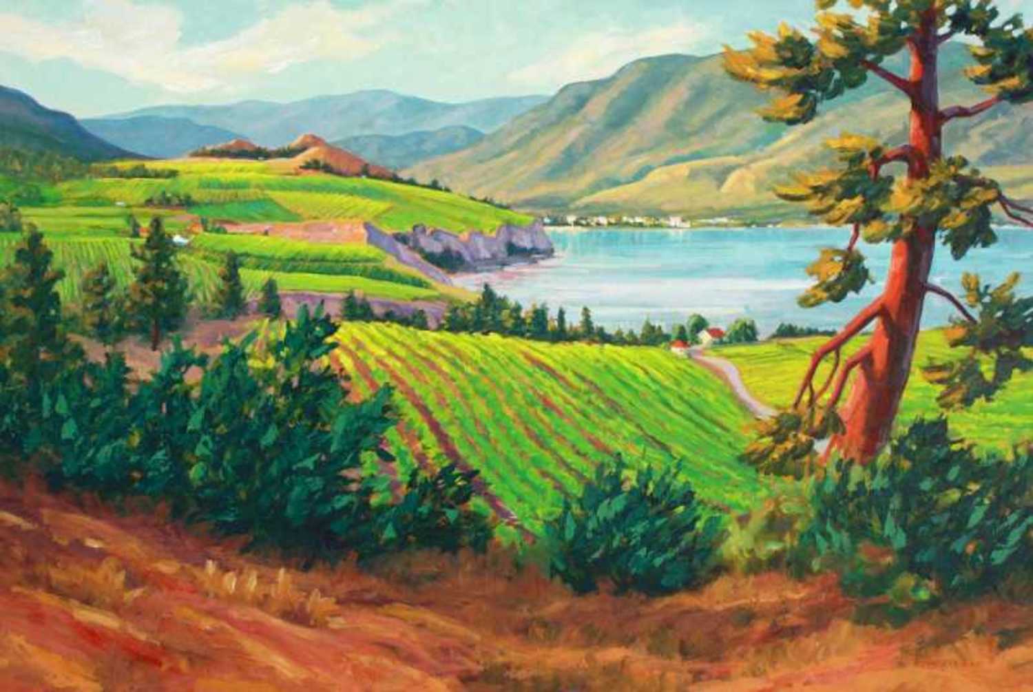 Early Summer Morning on the Bench