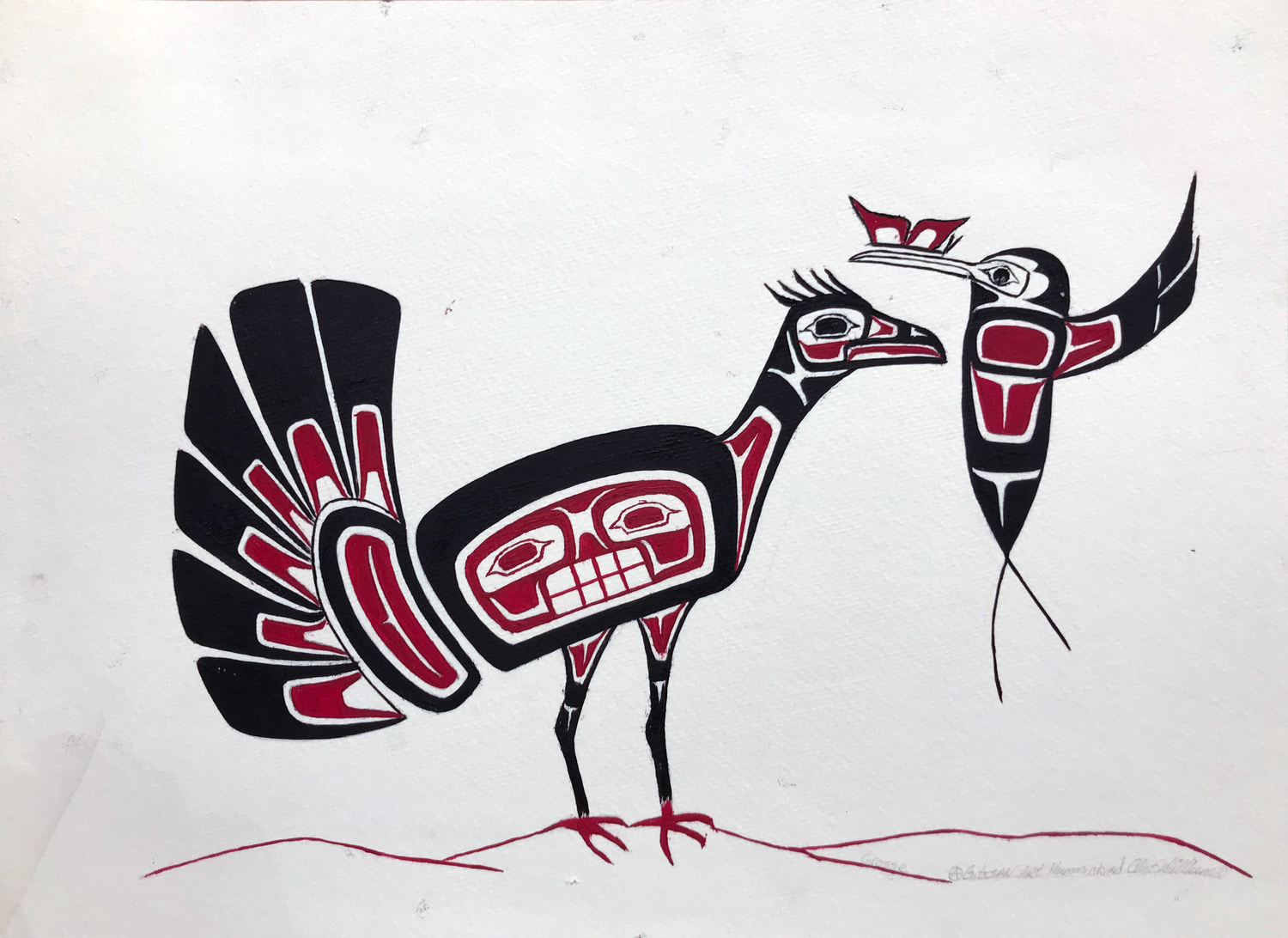 Hummingbird & Grouse