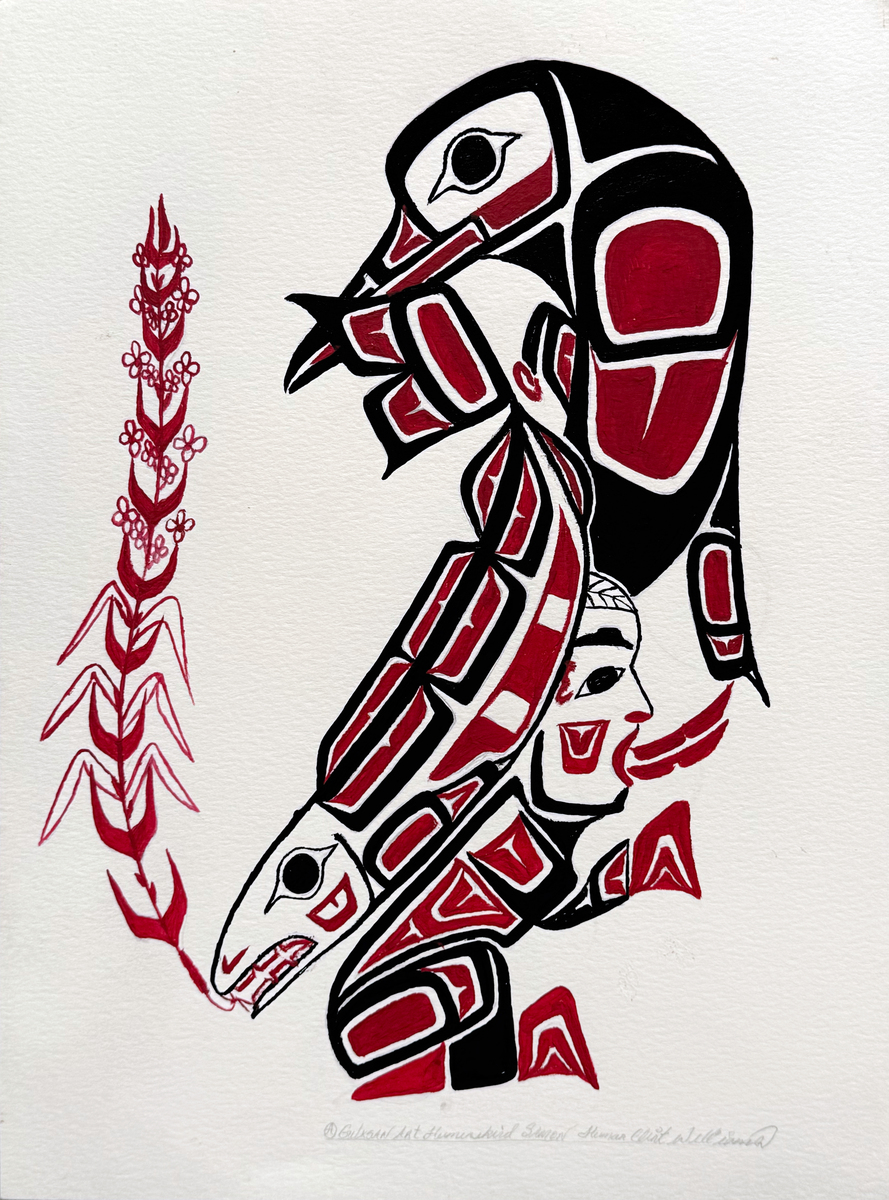 Hummingbird Salmon Human