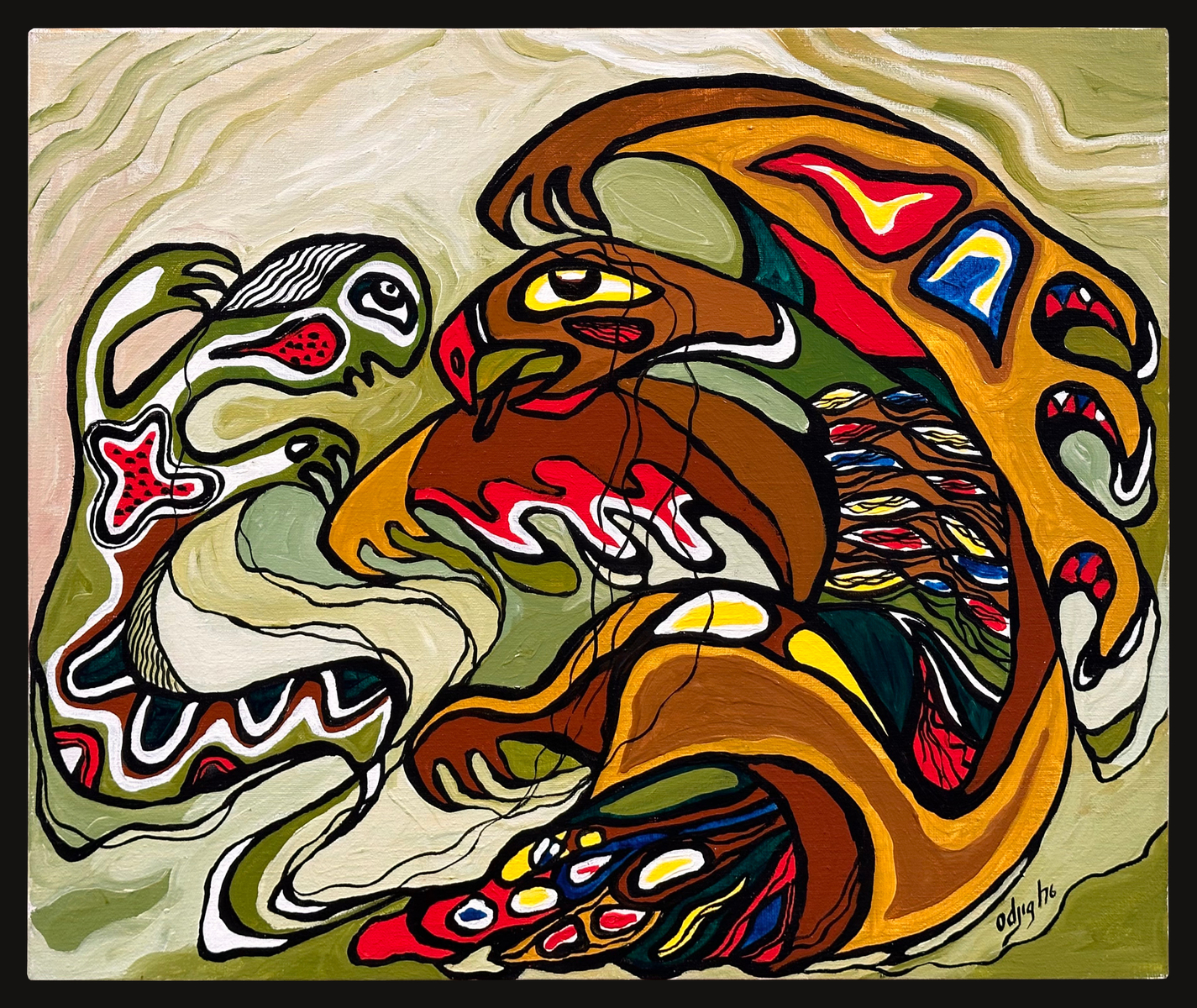 Untitled Battle of Good and Evil Scene—1976