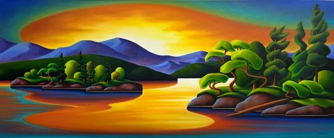 Curme Islands Sunset
