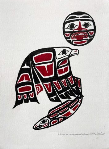 Eagle Salmon Moon