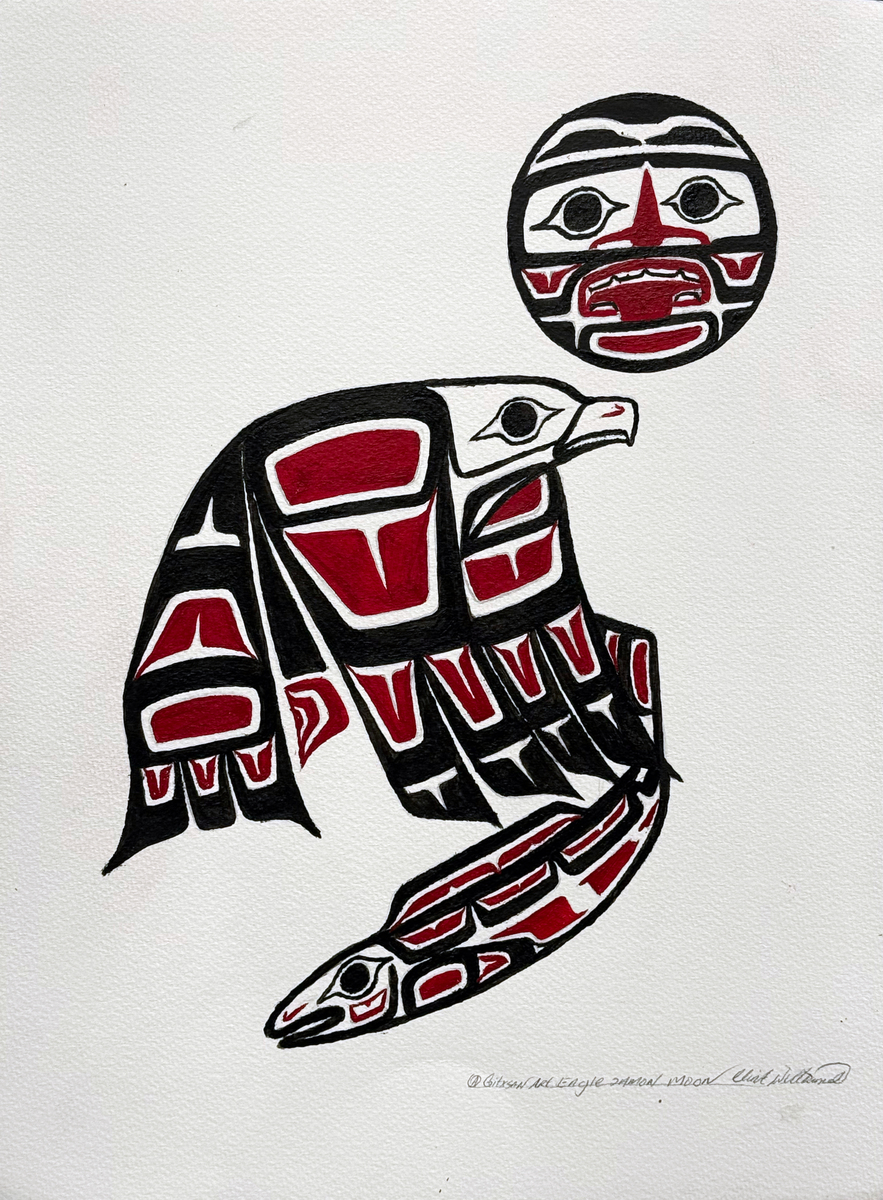 Eagle Salmon Moon