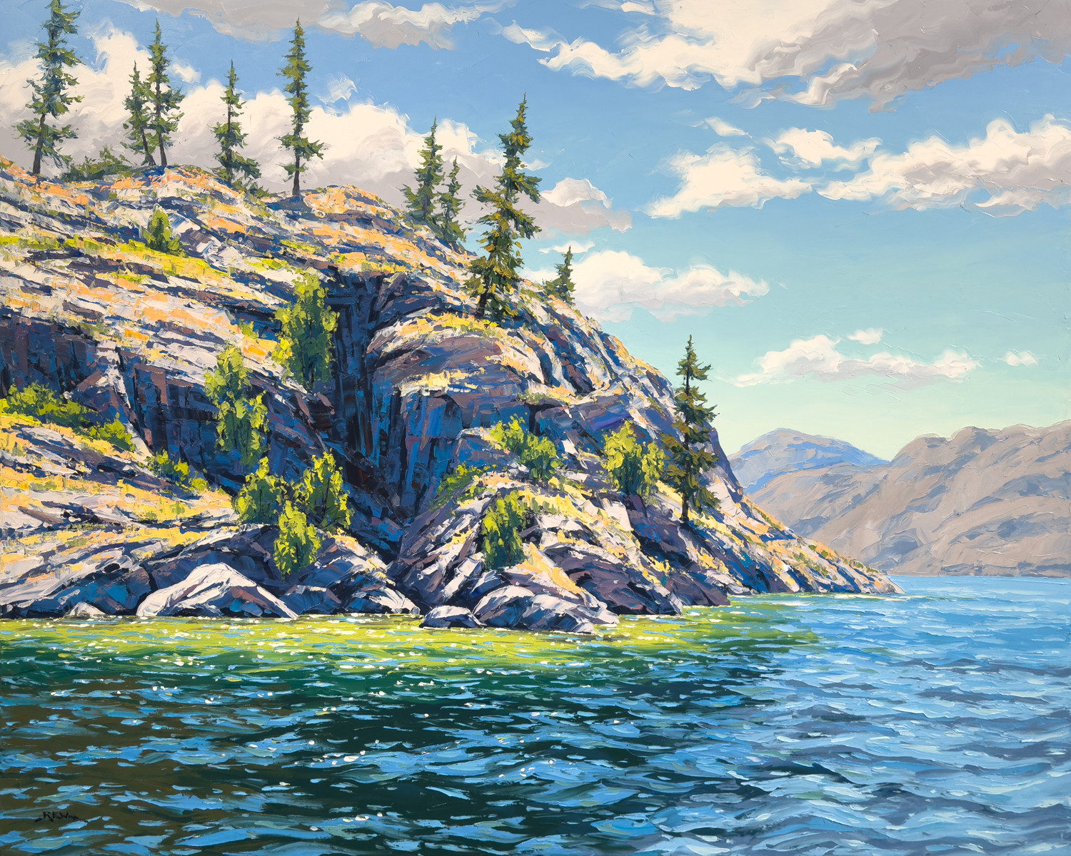 Sparkling Shoreline—Okanagan Lake