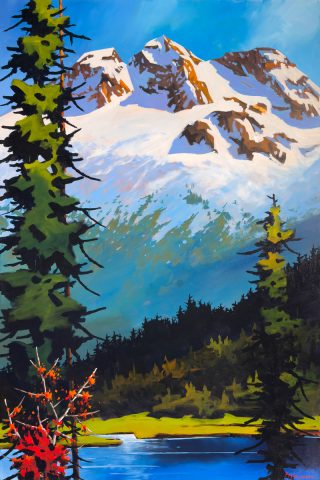 Mt. Begbie from the Valley (Commission)