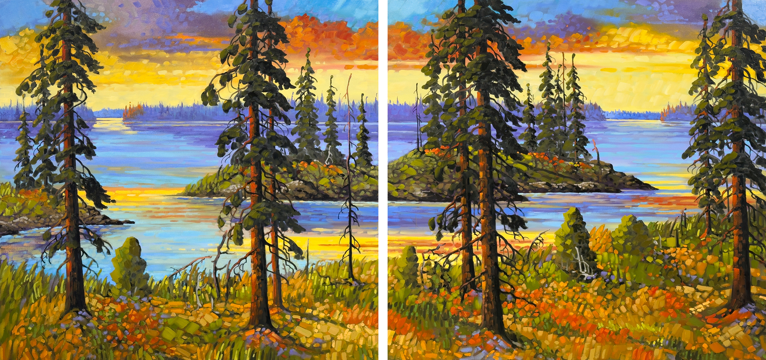 July, Northern Islets—NWT (Diptych)