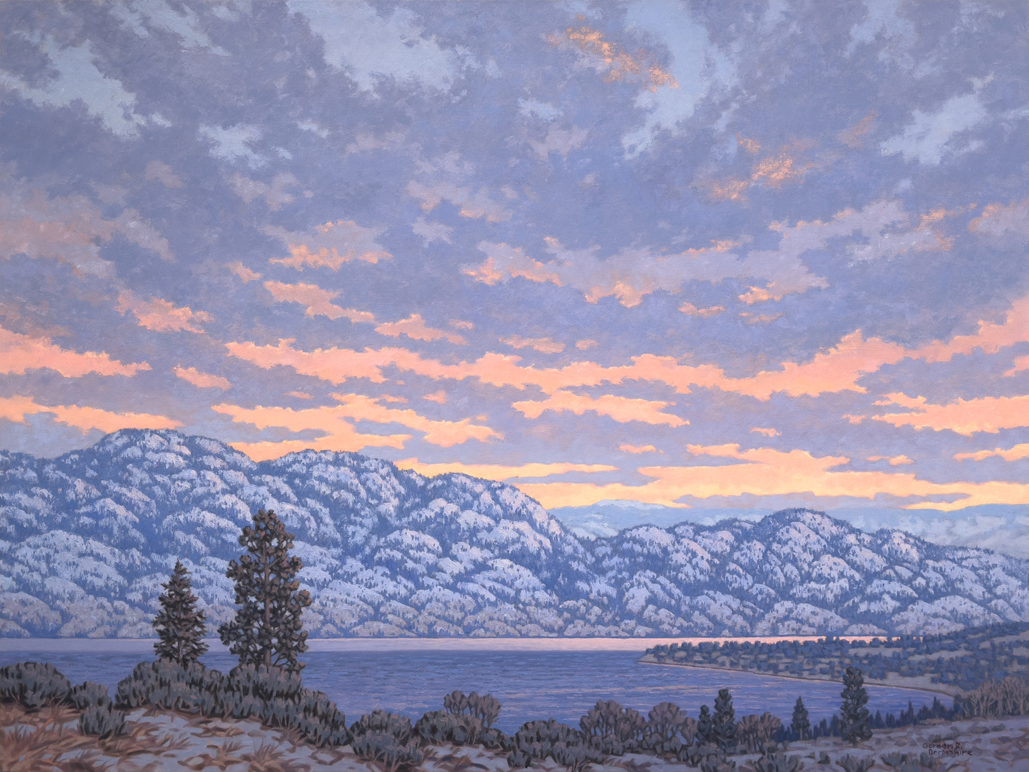Fading Brilliance (Over Okanagan Mountain Park)