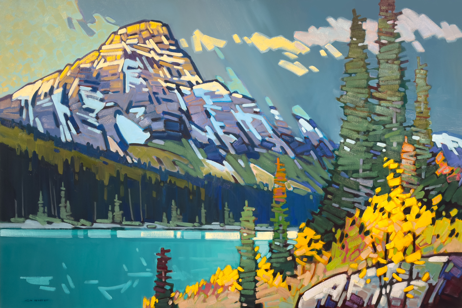 September Rains—Mt. Chephren