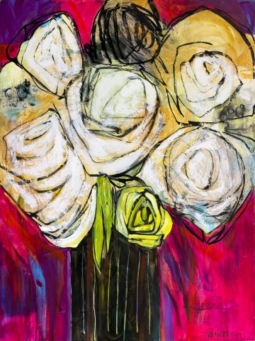 Pot of Roses